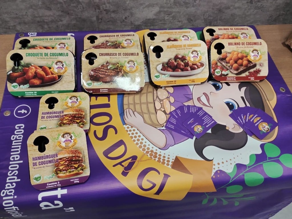 portfólio diversificado à base de cogumelos