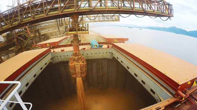 Line-up projeta embarques de 3,772 milhões de toneladas de soja pelo Brasil